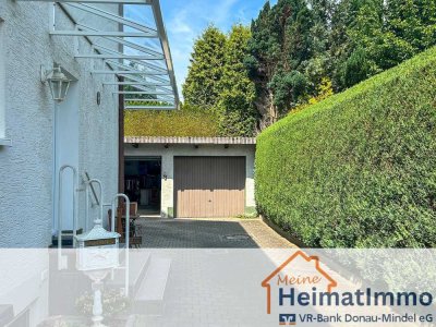 Familienidylle mit Potenzial – Doppelhaushälfte mit großem Garten, Kaminofen in Bubesheim