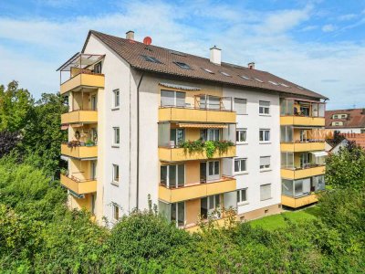 IMMORath.de - Wohnung im EG mit zwei Balkonen und Mansardenzimmer