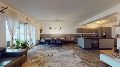 +++ STOCKERAU / Unterzögersdorf, charmantes, liebevoll designtes Haus, RIESENWOHNRAUM mit TRAUMKÜCHE, Garten + GRILLTERRASSE +++