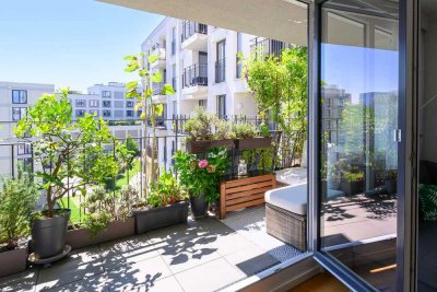 Stil & Qualität! Traumhafte & hochwertige 3-Zimmer-Wohnung mit Süd-Loggia in München-Obersendling!