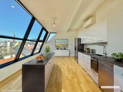 MODERN &amp; STILVOLL! Traumhafte DG-Wohnung mit 2 Terrassen im Herzen von Wien!