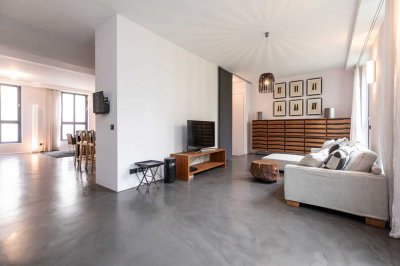 Stilvoll ausgestattete Maisonette-Wohnung mit Loft-Charakter in unmittelbarer Lage zum Main