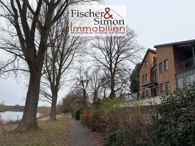 Nienburg-Stadt- moderne 2-Zi. Whg. im Erdgeschoss, direkt an der Weser, mit besonderer Architektur