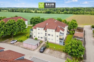 Charmante, vermietete 3 Zimmerwohnung in ruhiger und sonniger Ortsrandlage in Illertissen