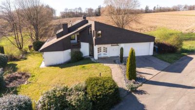 Split-Level Architektenhaus mit unverbaubarem Fernblick