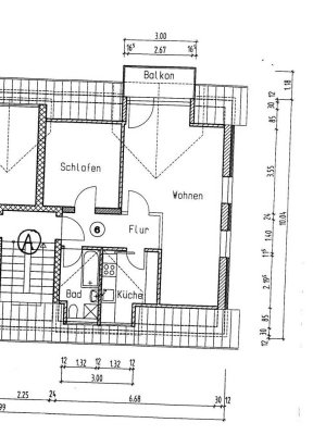 2,5-Zimmer-Dachgeschosswohnung mit Galerie und Balkon in zentraler Lage von Memmingen