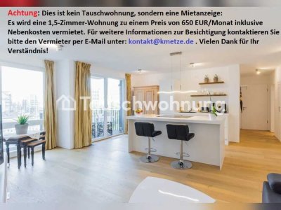 Tauschwohnung: Voll ausgestattetes 1-Zimmer-Wohnung