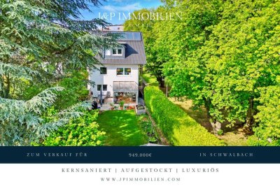 Reihenendhaus wie neu: KfW 55 - kernsaniert, aufgestockt, Solar & 7 Zimmer + Einliegerwohnung