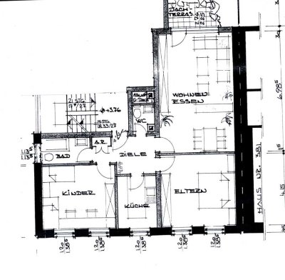 Helle gut geschnittene 3 Zimmer Wohnung Bergisch Gladbach-Mitte ab sofort frei