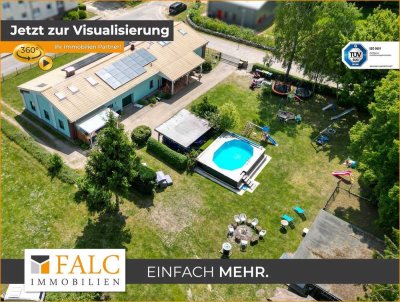Top moderne Solar+Wärmepumpen Energieversorgung+Pool & FeWo