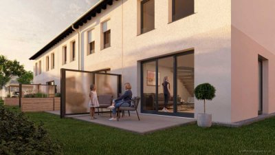 Familienfreundliches Reihenmittelhaus in Olching – KfW-55, 117 m² Wohnfläche