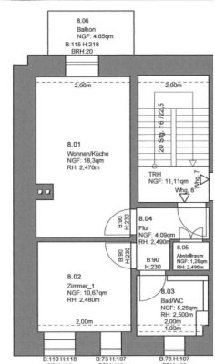 Hübsche Singlewohnung mit Balkon