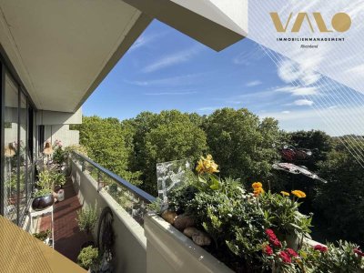 Kapitalanleger aufgepasst: Lichtdurchflutete 2-Zimmerwohnung mit Balkon in Rheinnähe zu verkaufen!