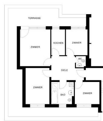 Schöne 4-Zimmer-Wohnung in Dransfeld (mit WBS)