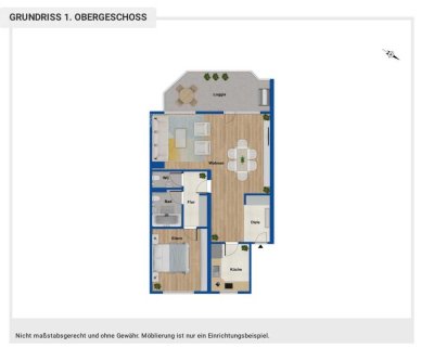 Ansprechende 2-Zimmer-Wohnung mit Balkon in Grevenbroich