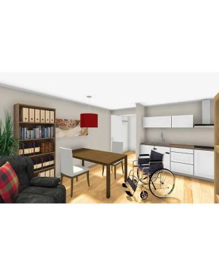 Erstbezug & NEU vermietet! Barrierefreies,helles Garten Apartment & TG. im Grünen!