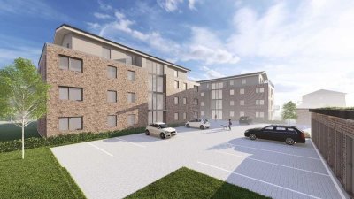 Neubauwohnquartier in Aurich-Extum : KFW 40+ NH QNG Erdgeschosswohnung mit Gartenanteil!