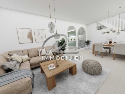 Luxuriöse Maisonette-Wohnung auf ca. 158m², 4 Zimmer im Doppelhaus-Stil in Poppenbüttel