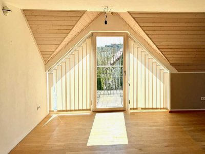 4-Zimmer-Wohnung mit Büro im Dachgeschoss + 50 m² Terrasse