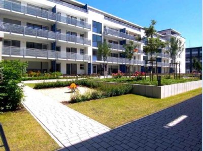 Helle und moderne Wohnung mit Bulthaup-Einbauküche für 1-2 Personen im Nordend-West mit Balkon, TG