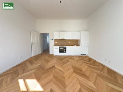 Zeitlose Eleganz im Herzen des Altbaus – stilvoll sanierte Etagenwohnung in 1150 Wien