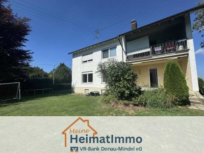 Eckgrundstück, Weitblick, Möglichkeiten – Zweifamilienhaus in Günzburg-Leinheim