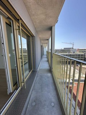 Erstbezug: Penthouse-Feeling im 6. OG, exklusive 2-Zi. mit Loggia & Zugang zu Dachgärten