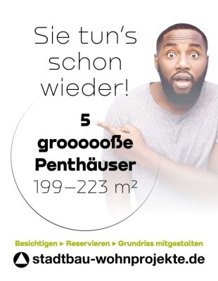 Exklusives Penthouse in Leipzig - 223 m² mit umlaufender Dachterrasse