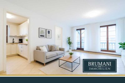 BRUMANI | Stilvolle 3-Zimmer-Wohnung mit 2 Balkonen im klassischen Flair im Herzen von FR-Rieselfeld