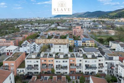 Penthousetraum auf 3 Ebenen - Dachterrasse mit Weitblick über Heidelberg