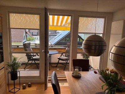 Exklusive 3-Zimmer-Dachgeschosswohnung mit Fernblick und Design-Charakter in Eltville