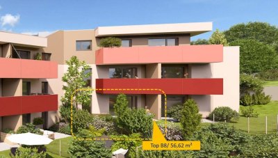 Sonnige 2Zi Gartenwohnung in den STADTTERRASSEN PEUERBACH - provisionsfrei!