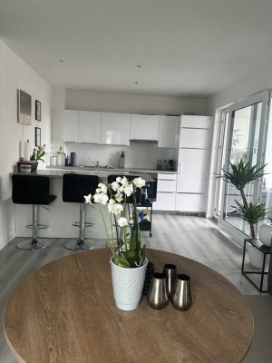 Zweitbezug: Moderne 2 Zimmer Wohnung mit ca. 56 qm und EBK in Laupheim (zentrumsnah)