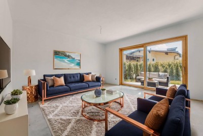 Neubau-Erstbezug 2-Zimmer Wohnung mit großer Terrasse in Ruhelage