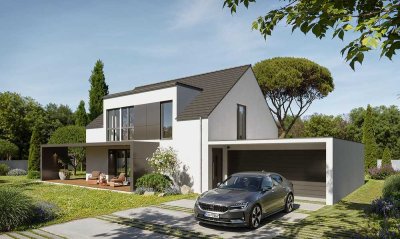 Modernes Einfamilienhaus in massiver Bauweise in Wörrstadt