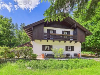 Einfamilienhaus in ruhiger Waldrandlage - Naturgenuss mit Bergblick in Aschau