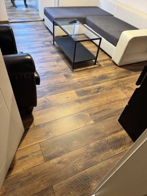 Stilvolle, geräumige und modernisierte 1-Zimmer-Wohnung mit Einbauküche in Lorsch