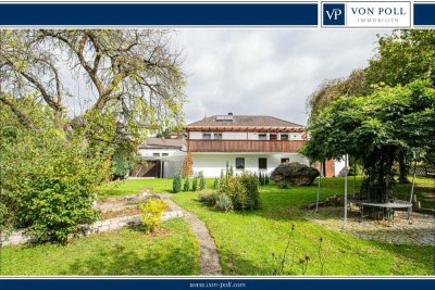 Familienfreundliches Einfamilienhaus mit offenem Wintergarten und herrlicher Gartenanlage