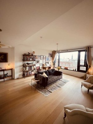 Exklusive Neubau 2-Zimmer Wohnung in Hamburg Zentrum, Top-Etage mit wunderschöne Ausblick