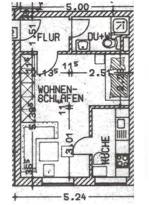Helles geräumiges 1-Zimmer-Appartement in Markt Schwaben