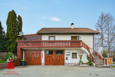 Sale & Lease Back: Einfamilienhaus mit XXL-Garagenhalle in idyllischer Hanglage