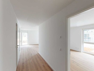 Neubau und Morgensonne! 3-Zimmer-Wohnung mit EBK und Balkon