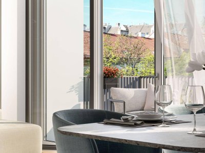 THE ARIK - Dachgeschoß mit Haltung – 4 Zimmer mit Terrasse &amp; Blick ins Grüne