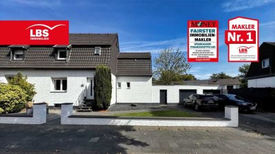 Doppelhaushälfte mit Garage, großem Garten und Pool in Uerdingen