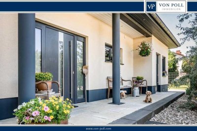 Großzügiges und modernes Architektenhaus mit Garage und Gewerbeeinheit in Südausrichtung