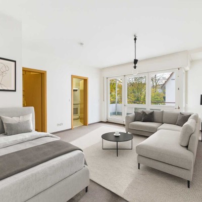 Helle 1-Zimmer Wohnung mit Balkon im 3. OG in Freiberg am Neckar