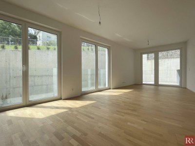 Moderne 3-Zimmer-Wohnung mit großem Garten