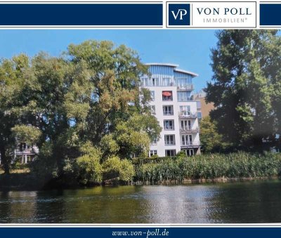 Exklusives Wohnerlebnis: Balkon, Wasserblick, Parkett, zentral