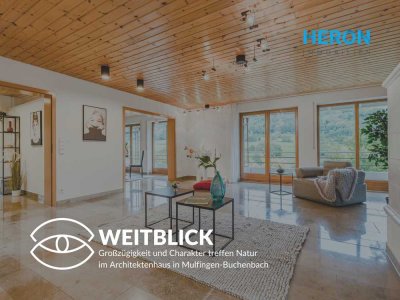 WEITBLICK – Großzügigkeit und Charakter treffen Natur im Architektenhaus in Mulfingen-Buchenbach