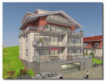 KFW 55-Neubau, ETW in herrlicher Fernblicklage von Bad-Emstal Sand